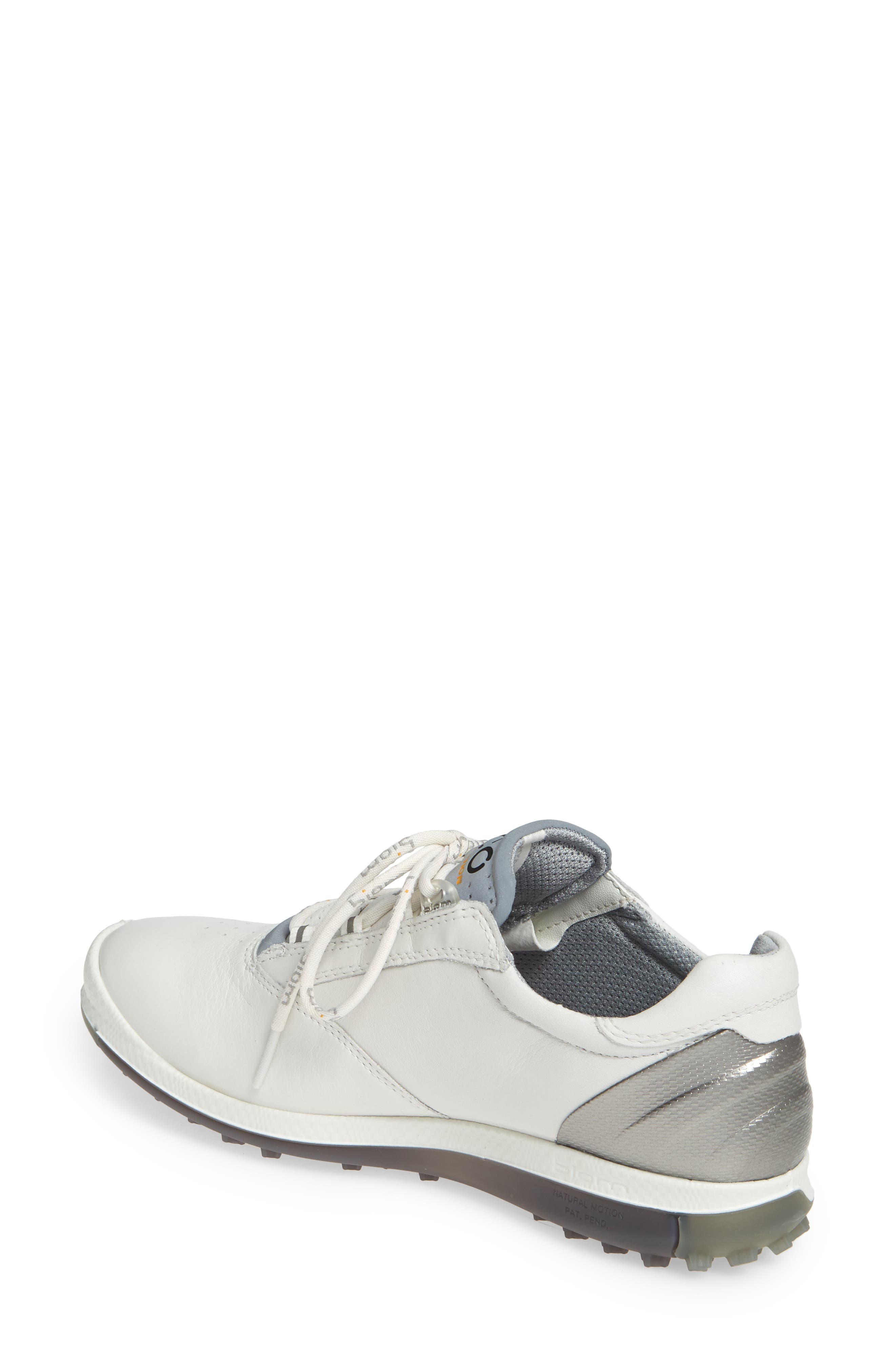 BIOM Hybrid 2 Waterproof Golf Shoe, Alternate, color, WHITE LEATHER