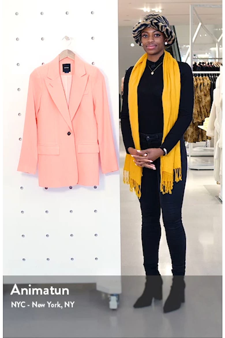 Wool Crepe Blazer video