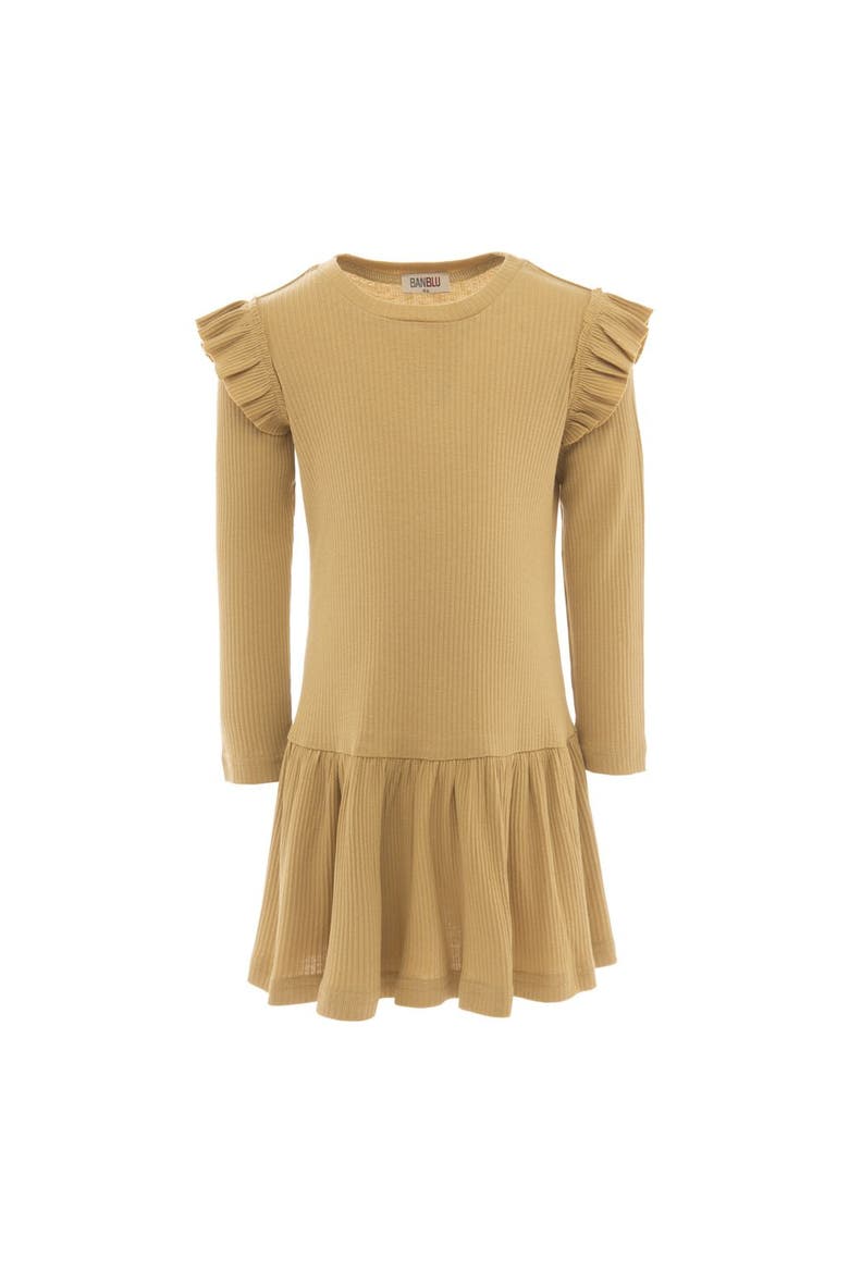 Modal Ruffle Dress, Main, color, Yellow