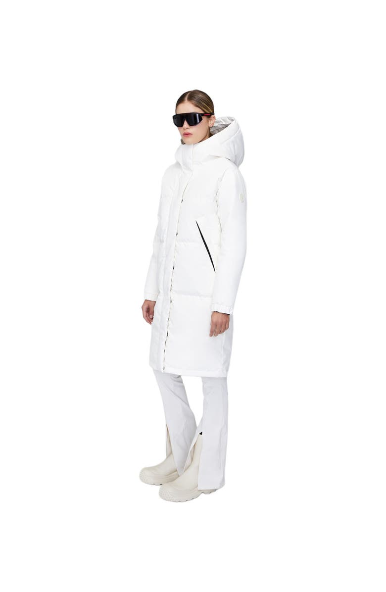 Quartz Co. INES | Hooded Down Winter Jacket, Alternate, color, Ivory