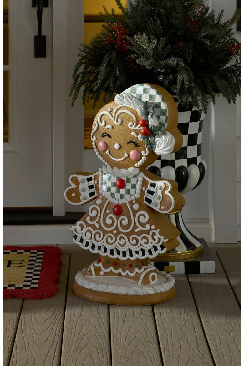 Gingerbread Trophy Girl, Alternate, color, BROWN