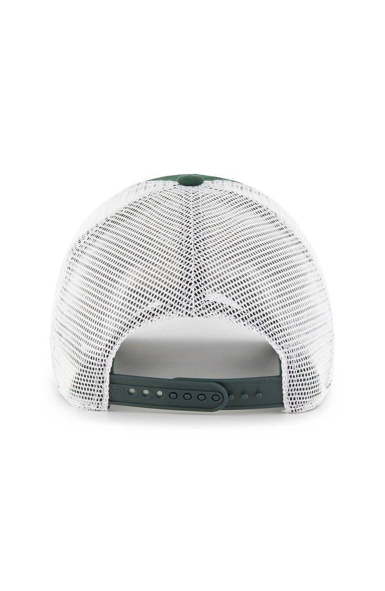 '47 Men's '47 Green/White Green Bay Packers Highline Clean Up Trucker Snapback Hat, Alternate, color, 