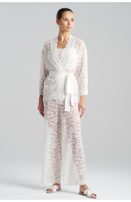 Natori Peony Wrap In White