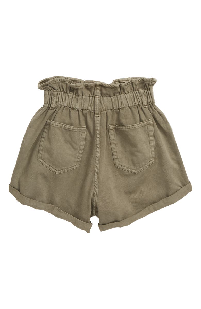 seed heritage Paperbag Waist Twill Shorts, Alternate, color, 