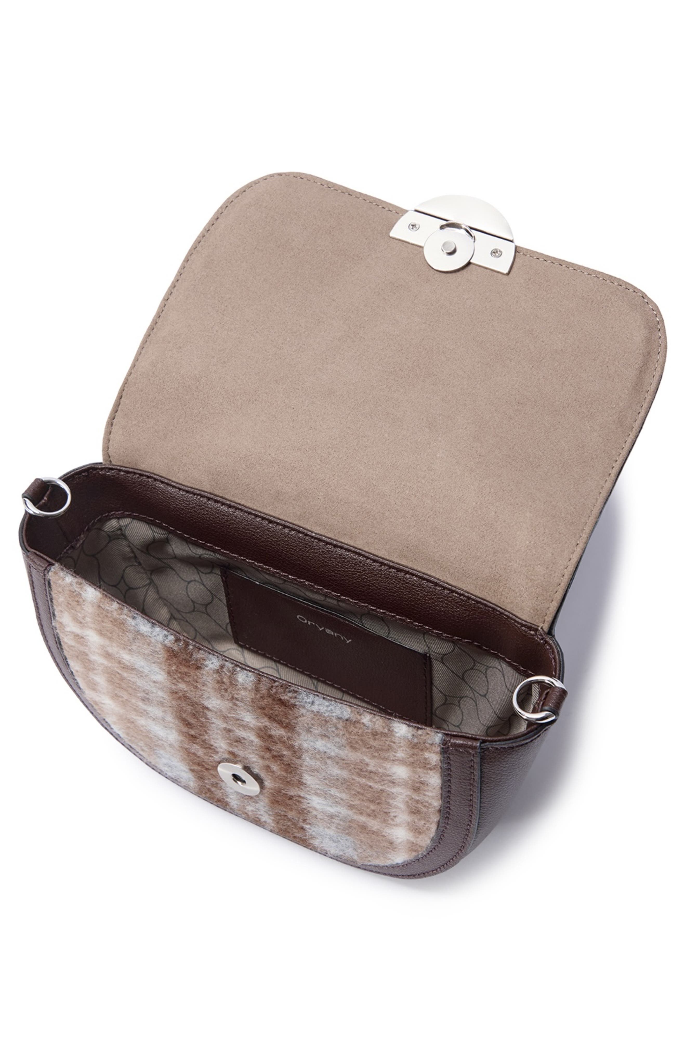 Oryany Lottie Check Crossbody Bag, Alternate, color, Brown