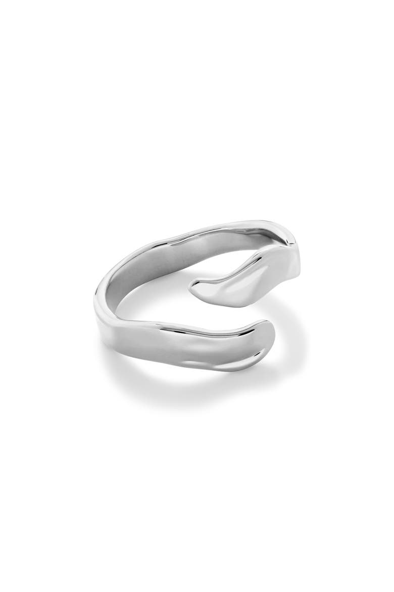 The Wave Ring, Main, color, STERLING SILVER