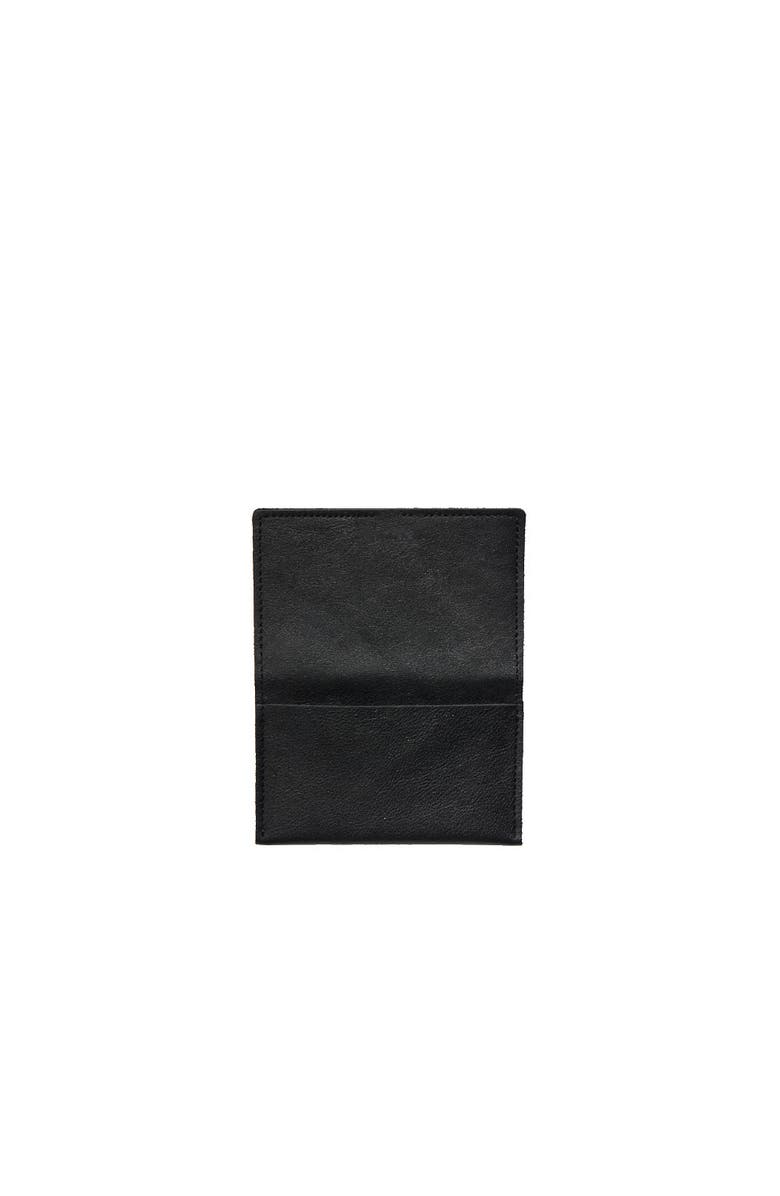 Token Leather Card Case, Alternate, color, Black