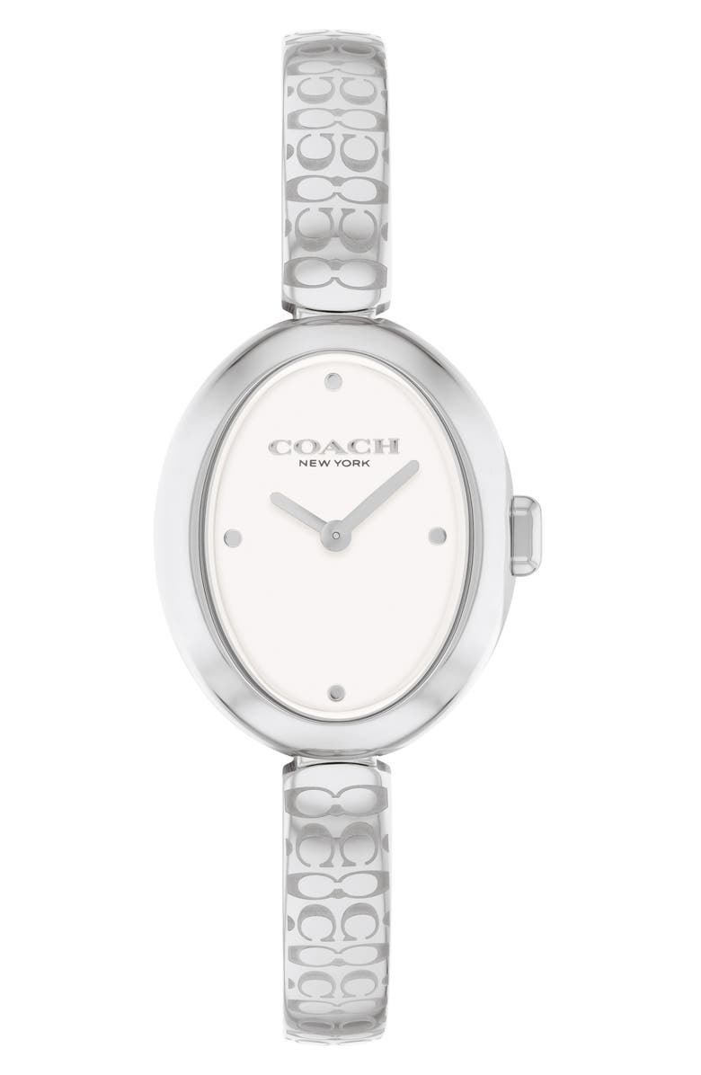 COACH Sammy Bracelet Watch, 22.5mm, Main, color, White