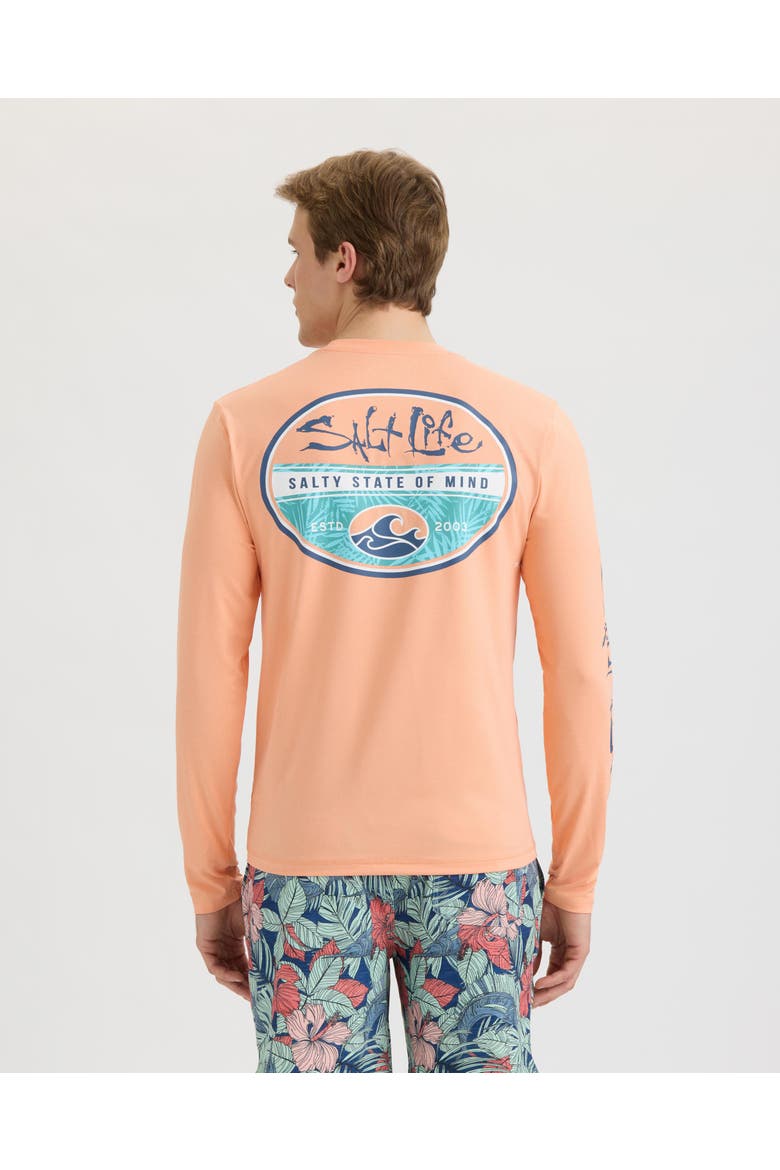 Secret Spot Long Sleeve SLX Performance Tee, Alternate, color, Grapefruit Heather