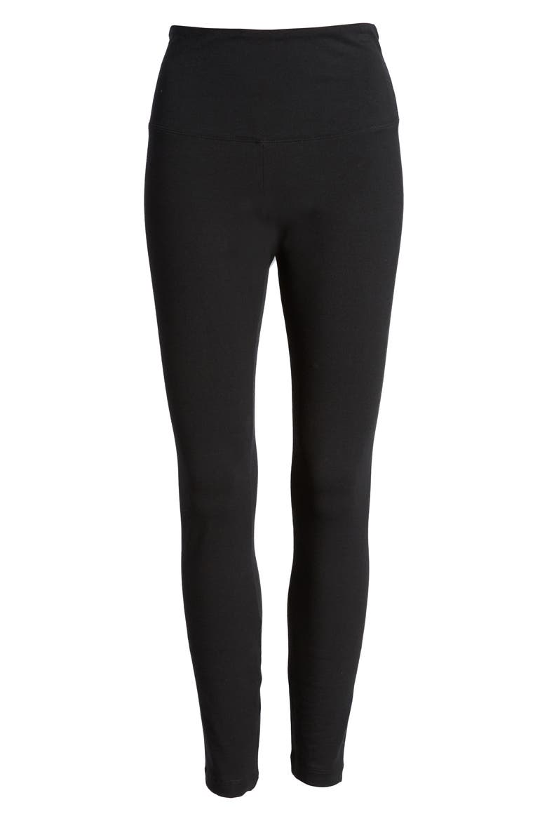 'Lyssentials Flattering Leggings, Alternate, color, BLACK