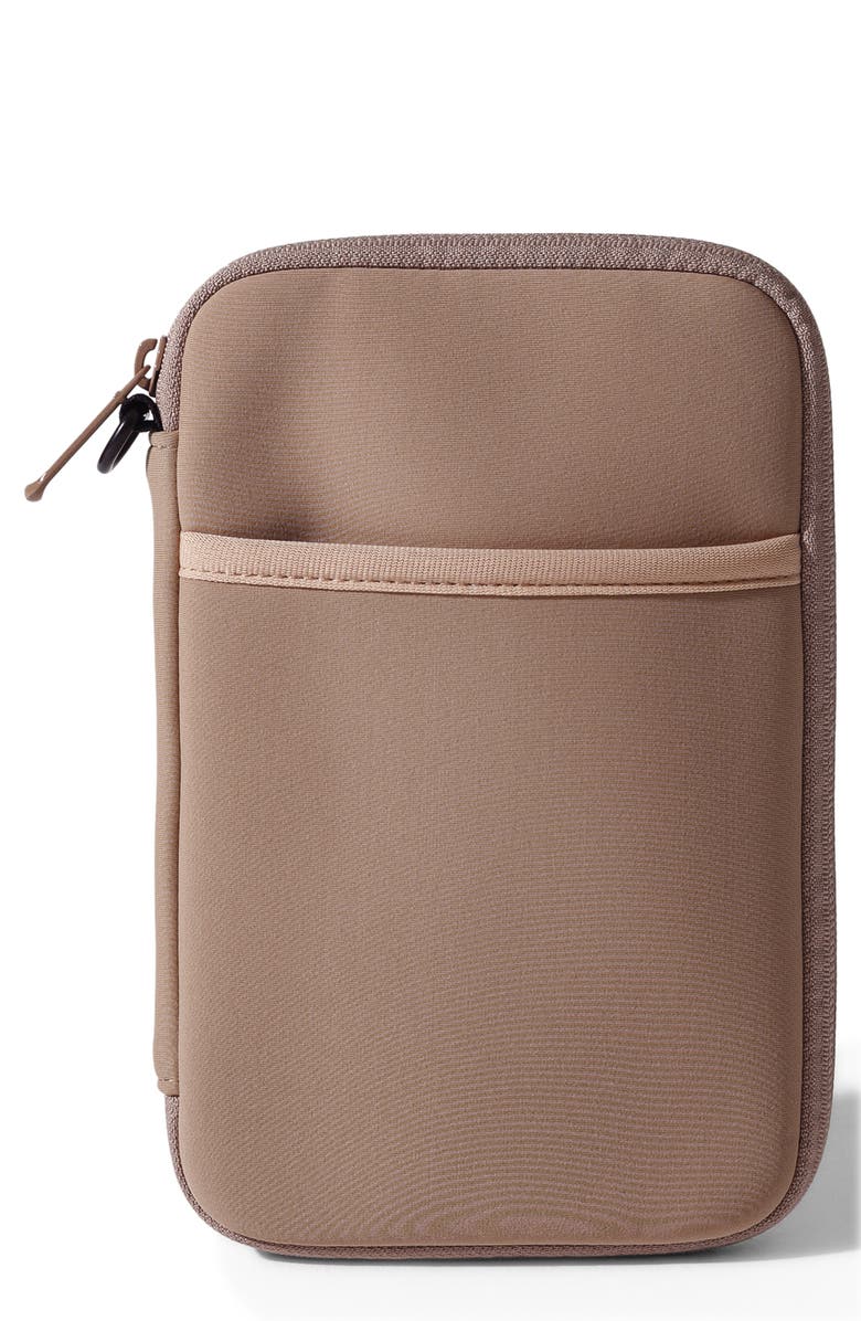 POP UPS BRAND Water Resistant Neoprene Passport Wallet, Main, color, Mocha