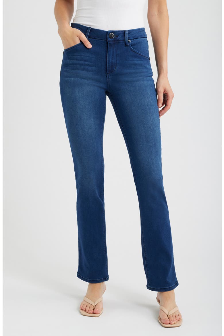 Better Butter Mid Rise Slim Straight Leg Jeans, Main, color, LANIE