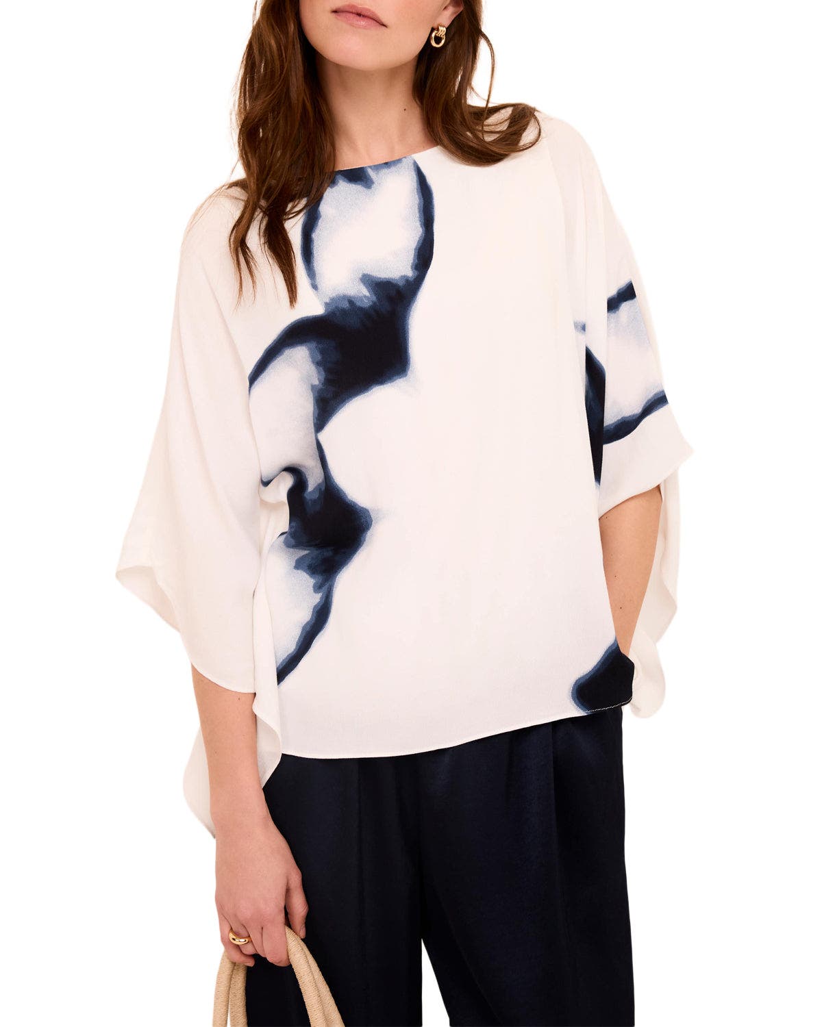Print Batwing Top - image 2