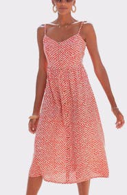 LASCANA Women's Button Up Panel Dress