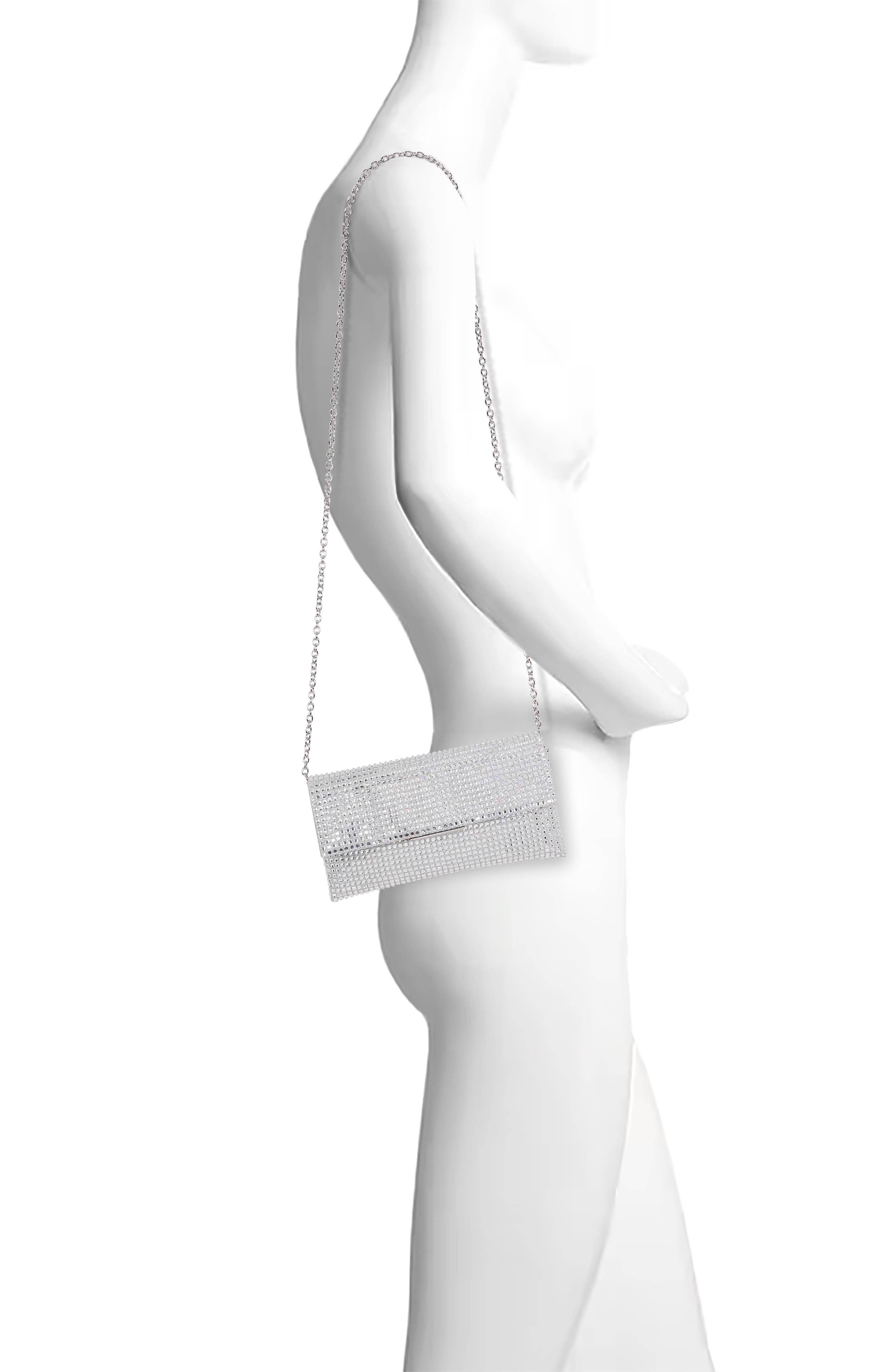 Jayden Crystal Envelope, Alternate, color, Silver
