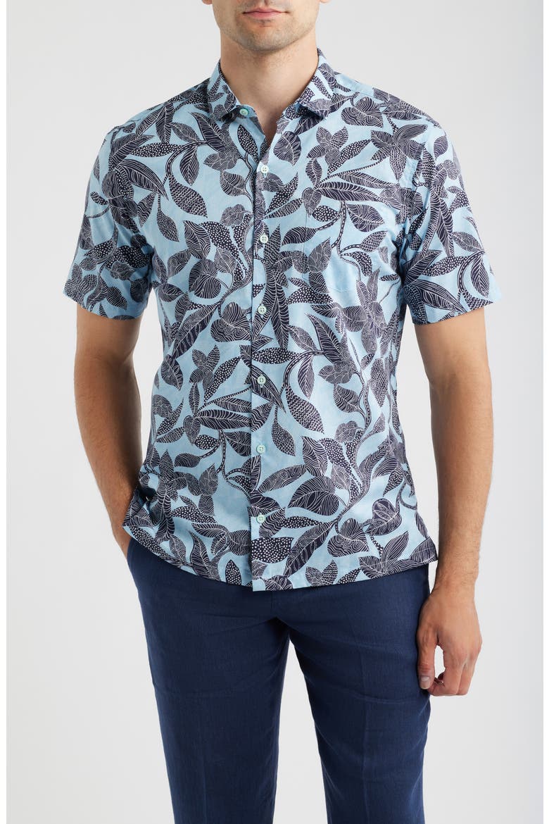 mens short sleeve dress shirts 100 cotton White and Red Mens Short Sleeve Button up Shirts