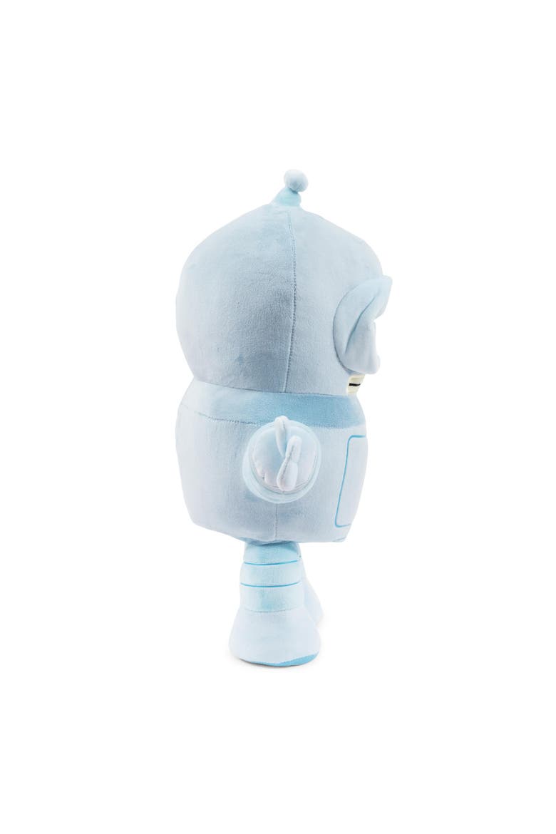 Futurama Angry Bender 18-Inch Chibi Collector Plush, Alternate, color, Gray