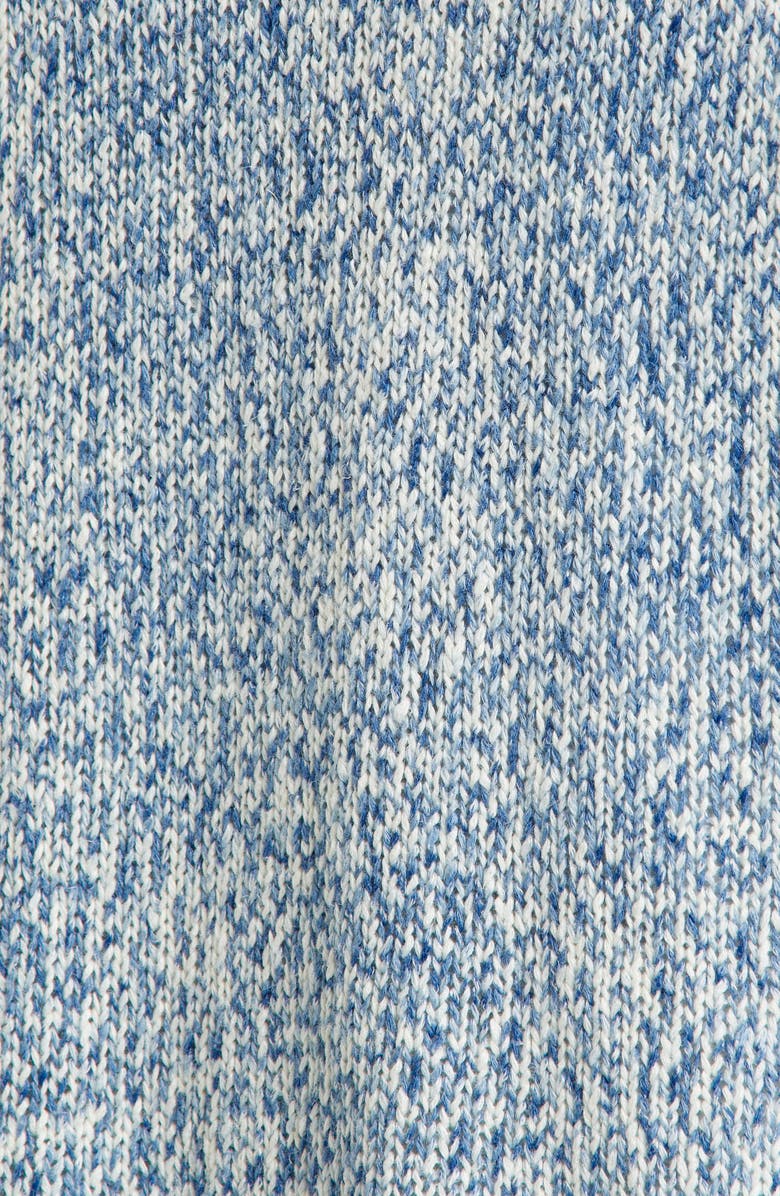 ZEGNA Mélange Silk & Linen Crewneck Sweater, Alternate, color, 