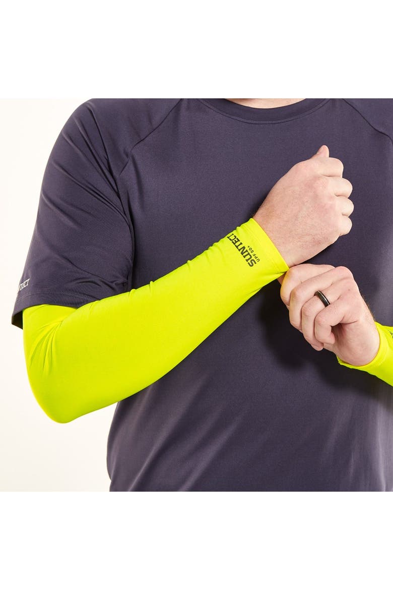 Unisex Coppitt Switchback Sun Sleeve, UPF 50+ Sun Protection, Alternate, color, Safety Yellow