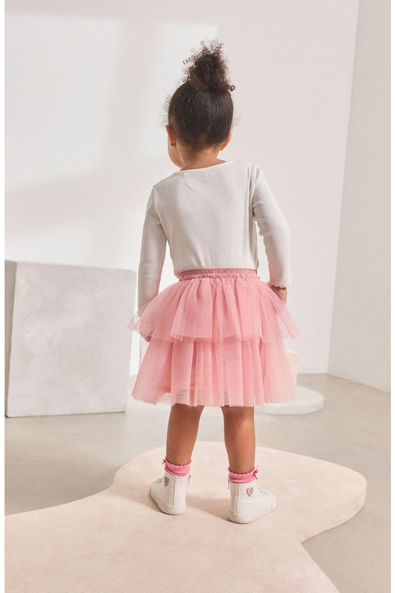 Kids' Tulle Tutu Skirt, Alternate, color, PINK