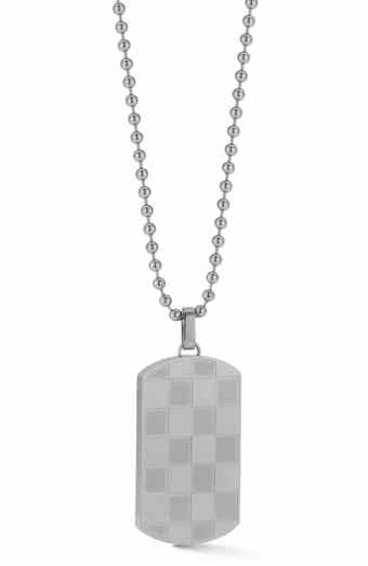 Yield of Men Men's Dog Tag Necklace