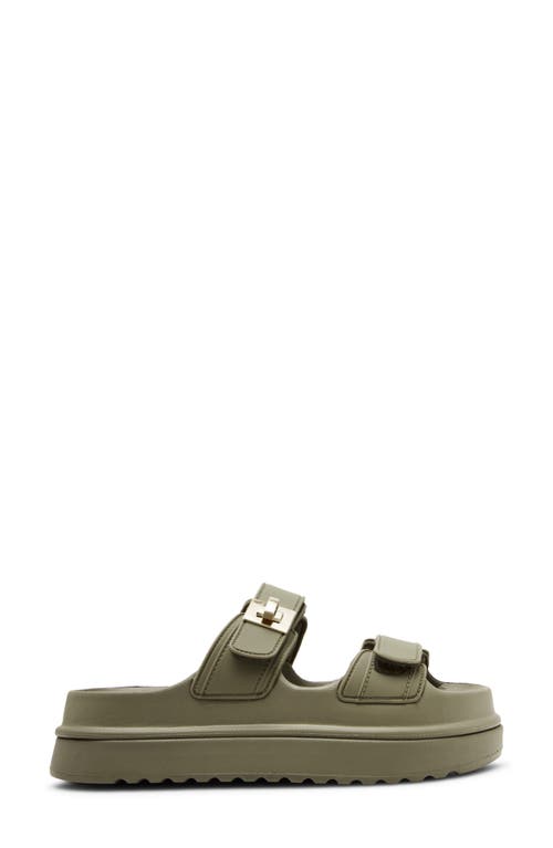 Steve Madden Bigschmona Platform Sandal In Olive