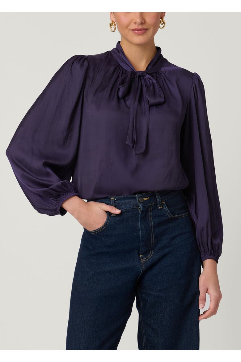 Rye Vintage Satin Top, Main, color, Iris