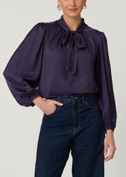 Shoshanna Rye Vintage Satin Top