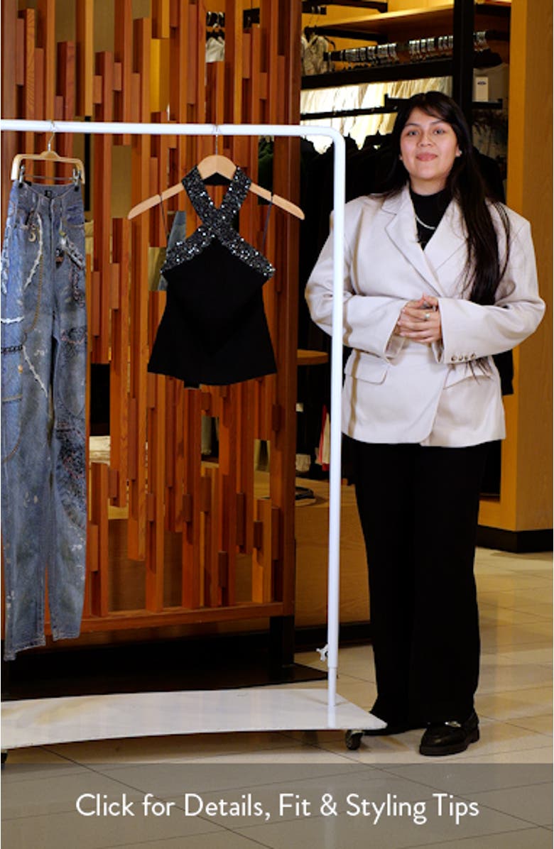 Embellished Halter Top, sales video thumbnail