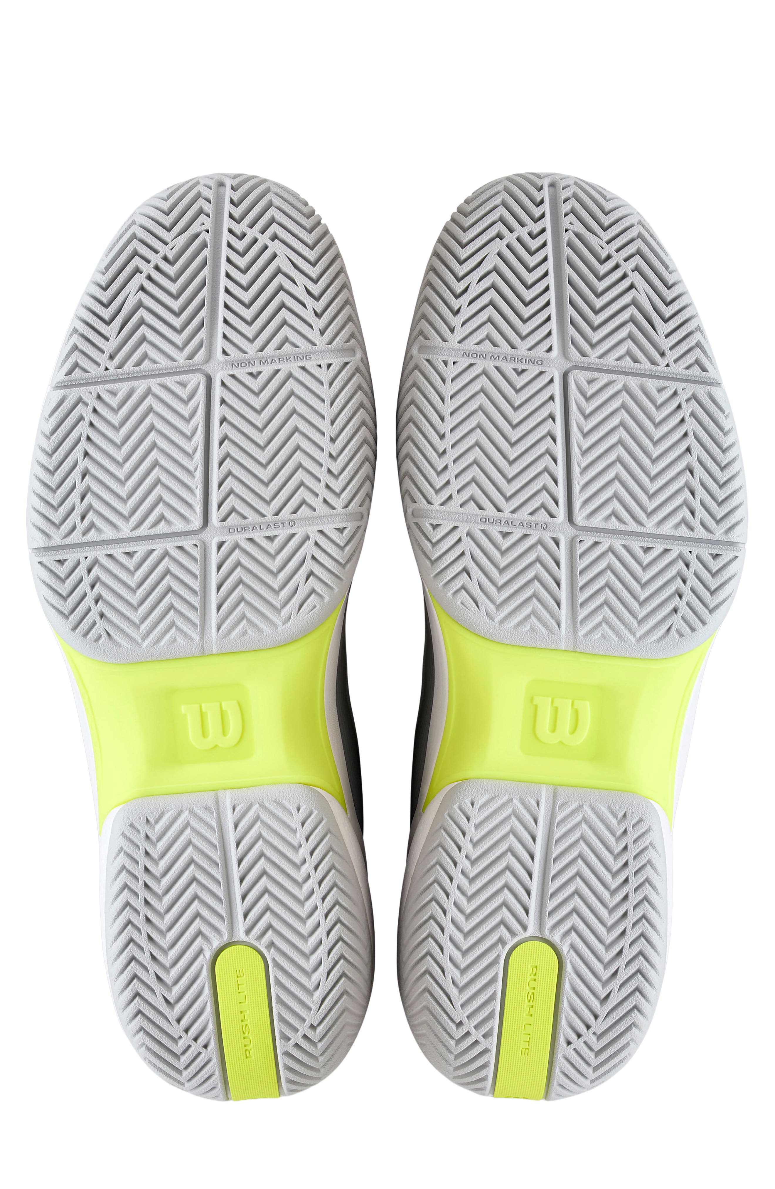 Rush Lite 5 Tennis Shoe, Alternate, color, WHITE/DEJA VU BLUE/YELLOW