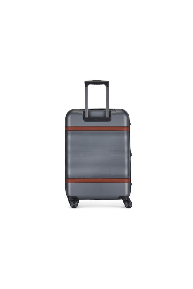 Wellington Hardside Medium Luggage with TSA Lock, Alternate, color, Pewter