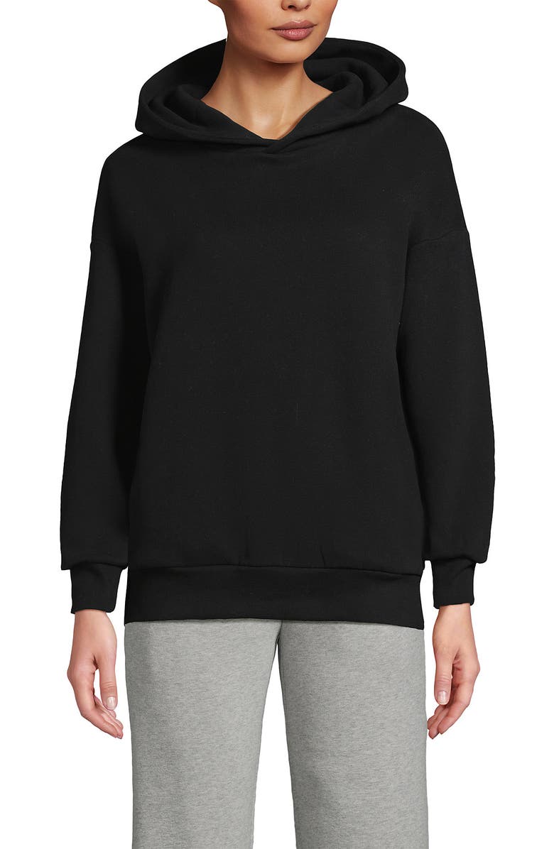 Lands' End Serious Sweats Relaxed Long Sleeve Hoodie Sweatshirt, Main, color,