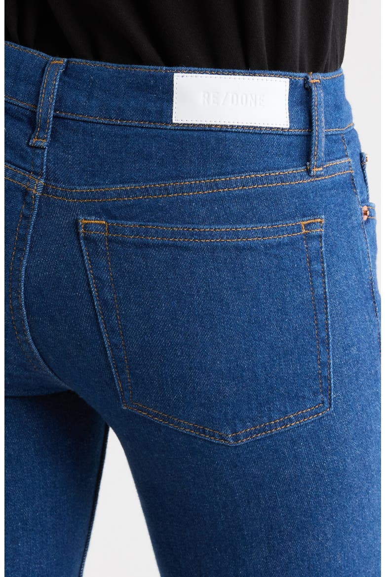 The Lean Low Rise Flare Jeans, Alternate, color, DARK STAR