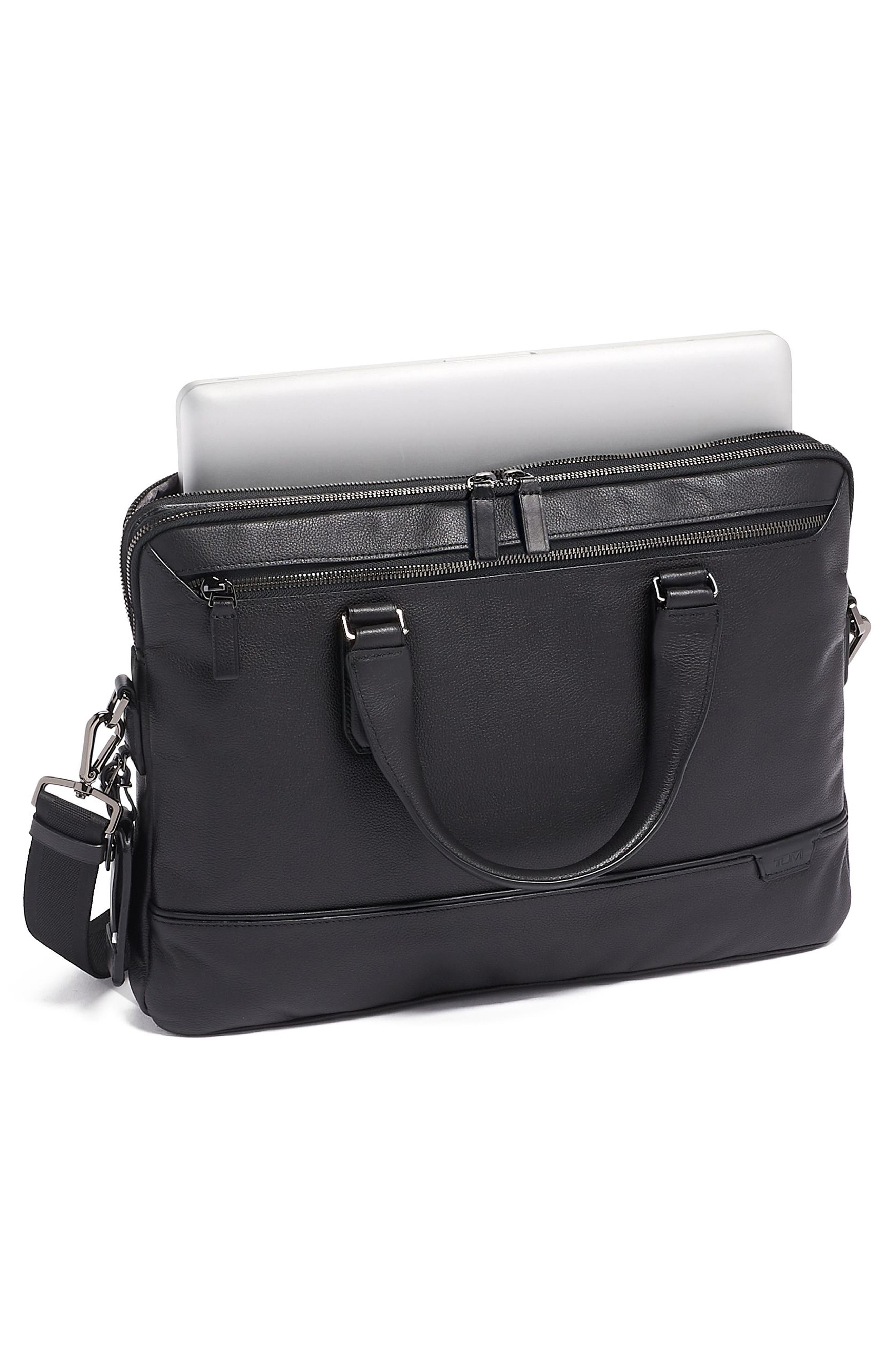 TUMI Sycamore Slim Leather Briefcase, Alternate, color, 
