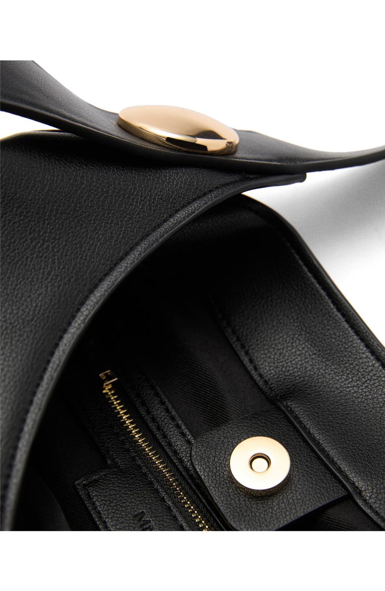 MANGO Faux Leather Shopper Bag, Alternate, color,