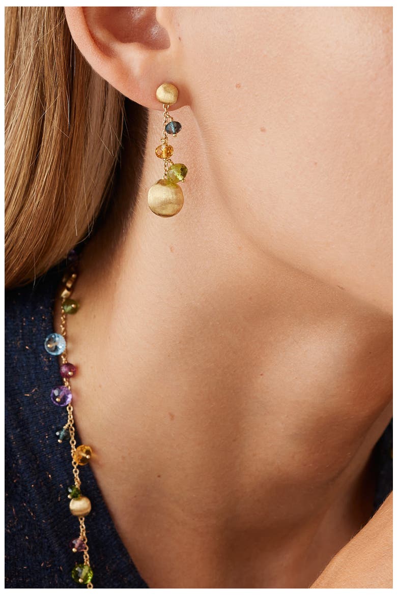 Africa Drop Earrings, Alternate, color, 18K YELLOW GOLD