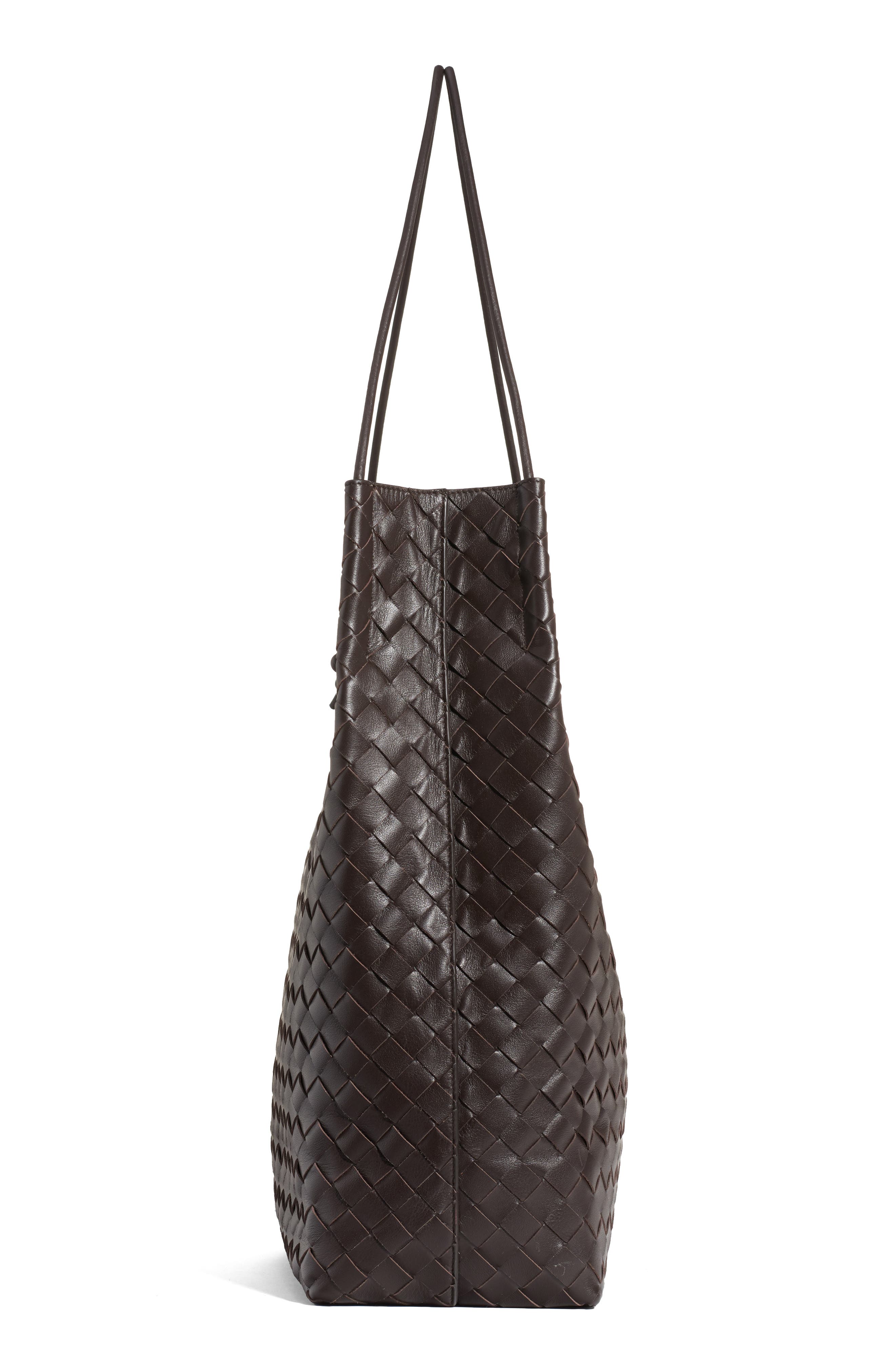 Bottega Veneta Intrecciato North/South Leather Tote, Alternate, color, 