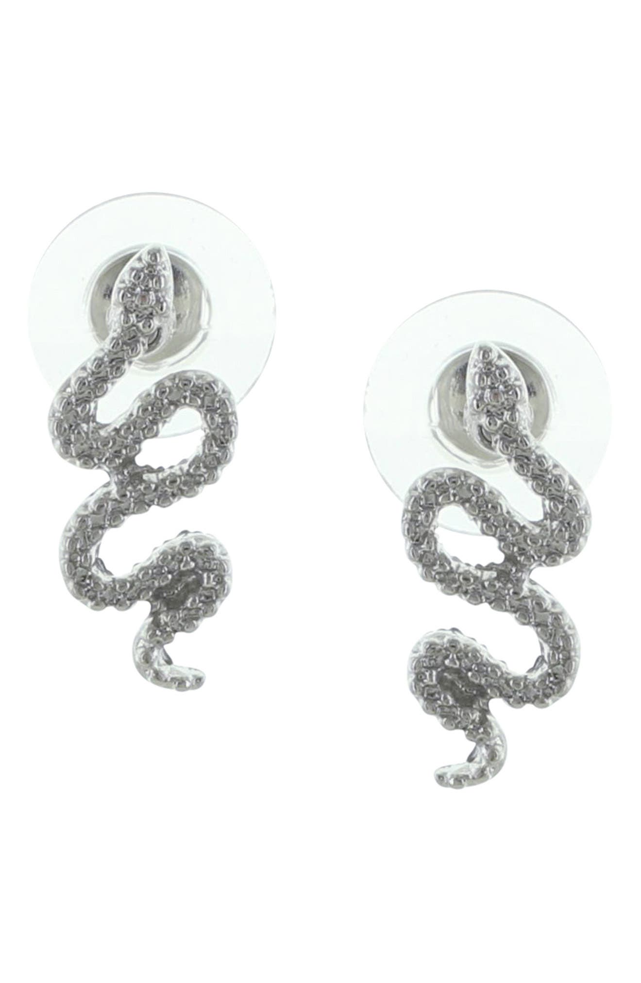 Snake Slither Stud Earrings