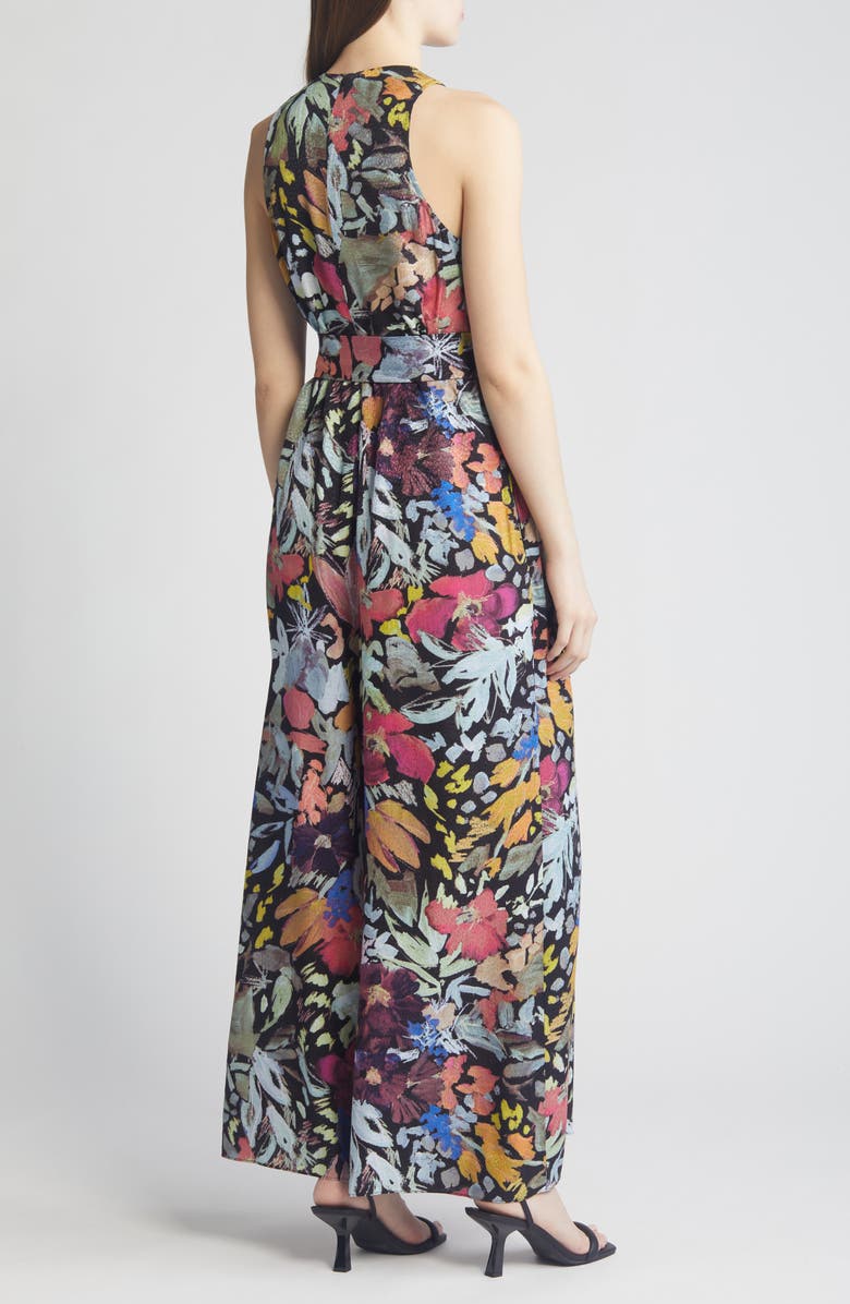 Ted Baker London Orta Floral Sleeveless Wide Leg Chiffon Jumpsuit, Alternate, color, 