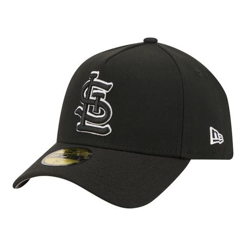 Men's New Era Black St. Louis Cardinals A-Frame 59FORTY Fitted Hat