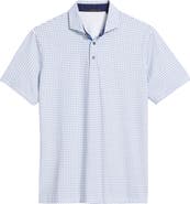 Greyson Ironwood Microprint Performance Golf Polo