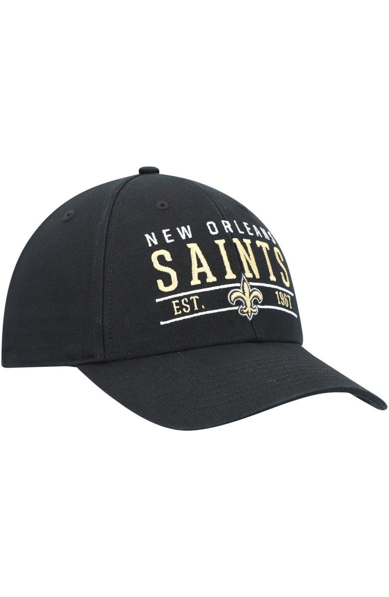 '47 Men's '47 Black New Orleans Saints Centerline MVP Adjustable Hat, Alternate, color, 