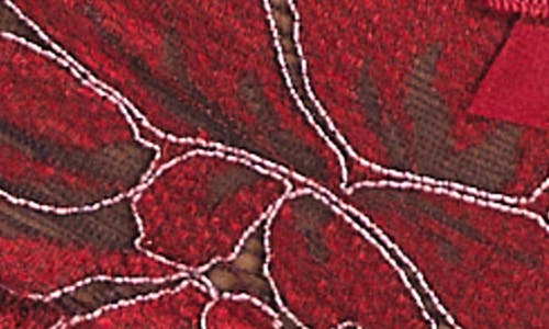 Savage X Fenty Floral Corded Lace Brazilian Cut Briefs In Brown