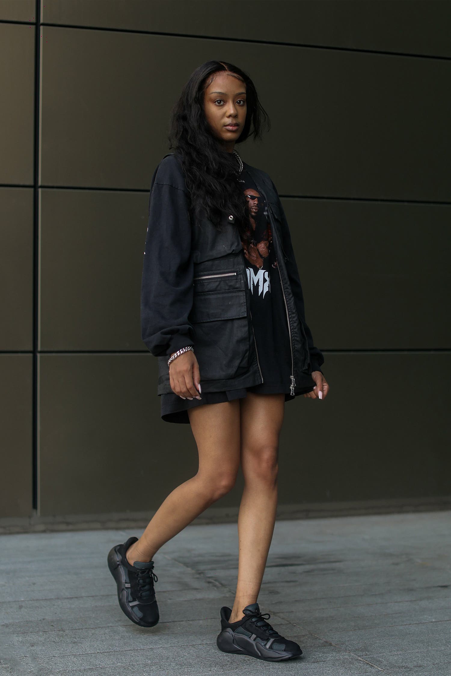 Fini Desiderata V2 Black Charcoal Sneaker  - Unisex, Alternate, color, Black Charcoal