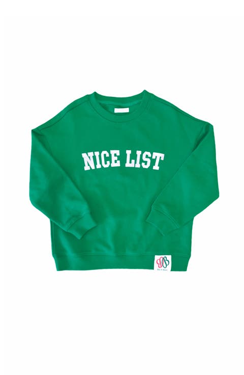Nice List Sweatshirt (Toddler, Little Kid, Big Kid)