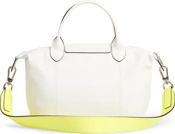 Small Le Pliage Logo Leather Tote