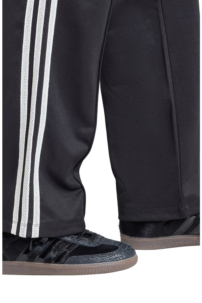 Knit Waistband Track Pants, Alternate, color, BLACK
