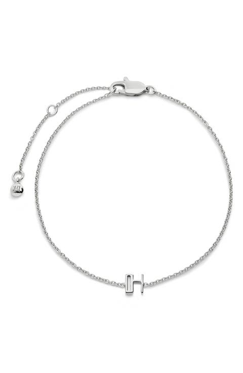 Initial Pendant Bracelet