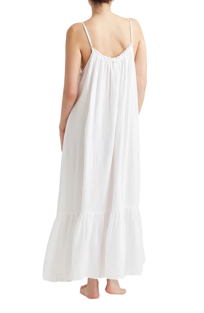 Papinelle Ashley Strappy Cotton Gauze NIghtgown, Alternate, color, 