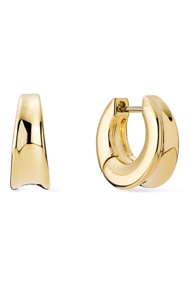 Wade Mini Hoop Earrings, Main, color, GOLD